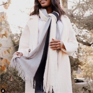 Donni Three Color Blanket Scarf
